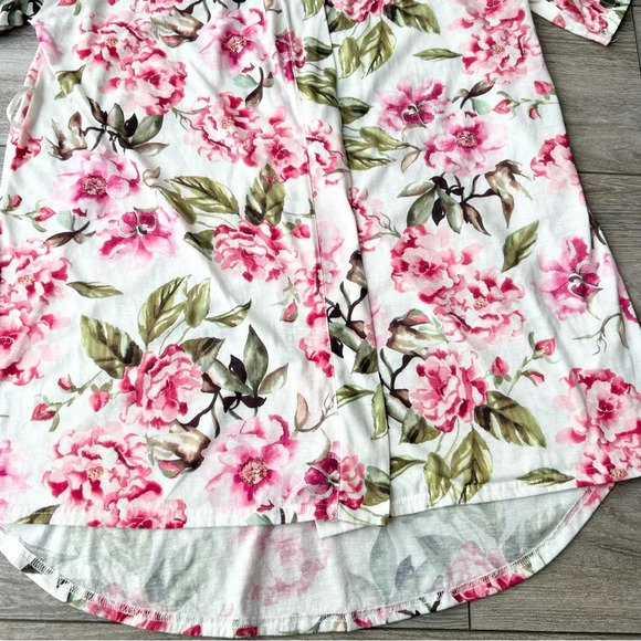 SHOW ME YOUR MUMU Brie robe Garden of blooms Short  Kimono Robe - Picture 8 of 13